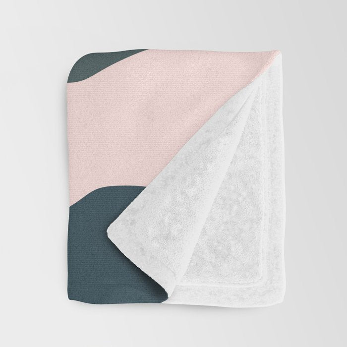 Minimal Landscape #9 - Modern Art Print Throw Blanket Gallery Image 3