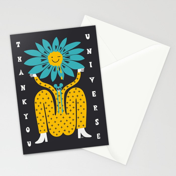 Thank You Universe Stationery Card Gallery Image 2