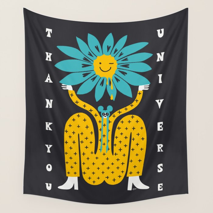 Thank You Universe Wall Tapestry Gallery Image 4