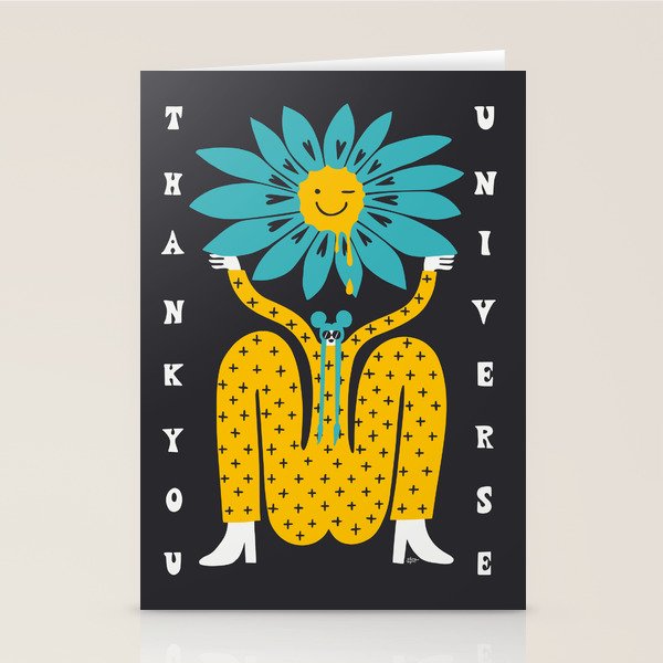 Thank You Universe Stationery Card Gallery Image 2