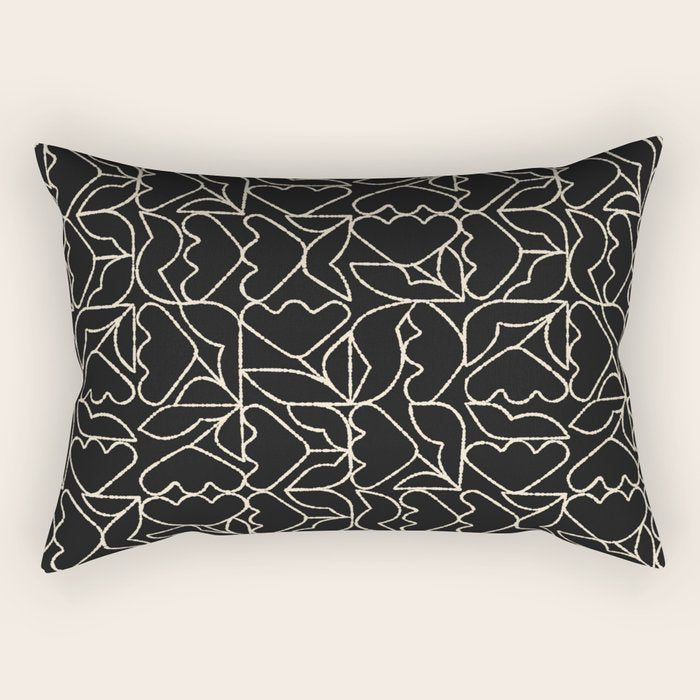 Tulip Grid Rectangular Pillow Gallery Image 1