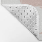 My Favorite Geometric Patterns No.11 - Pale Pink Bath Mat Gallery Image 2