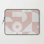 My Favorite Geometric Patterns No.11 - Pale Pink Laptop Sleeve Gallery Image 1