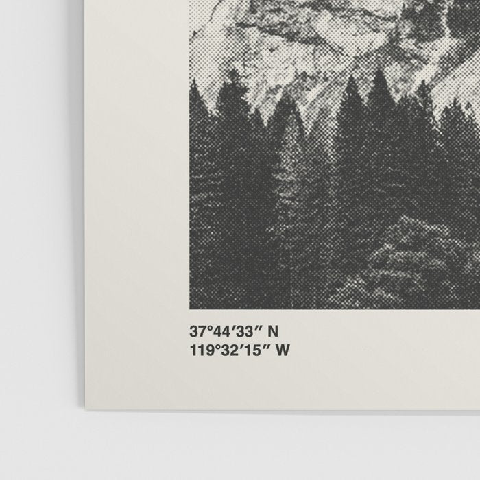 Retro Travel Poster, Yosemite National Park Collage Poster Gallery Image 3