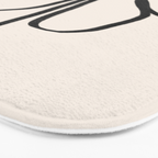 Minimal Flora #2 Bath Mat Gallery Image 3