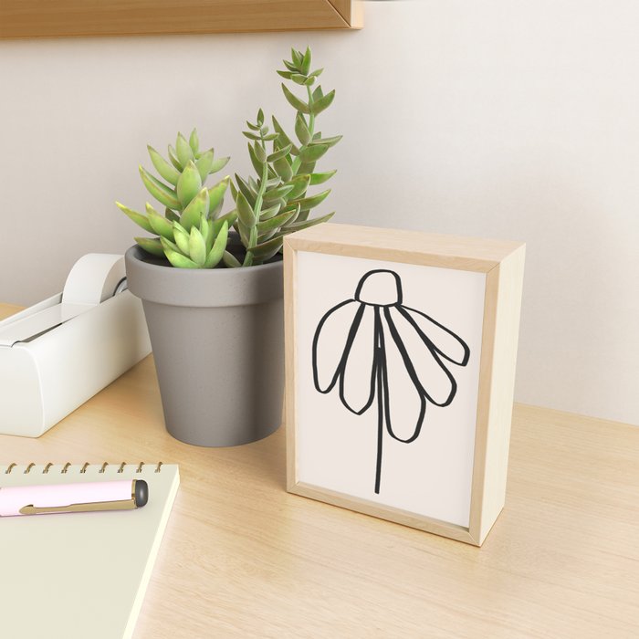 Minimal Flora #2 Mini Art Print Gallery Image 2