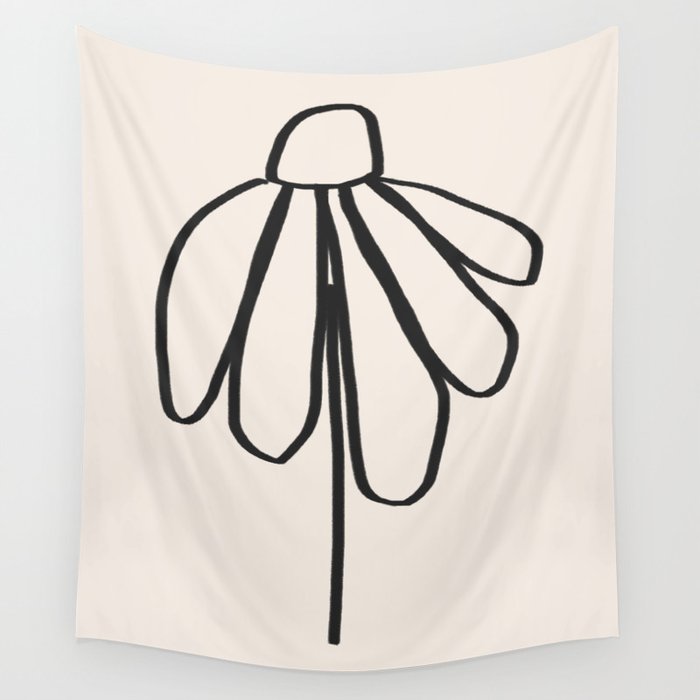 Minimal Flora #2 Wall Tapestry Gallery Image 1