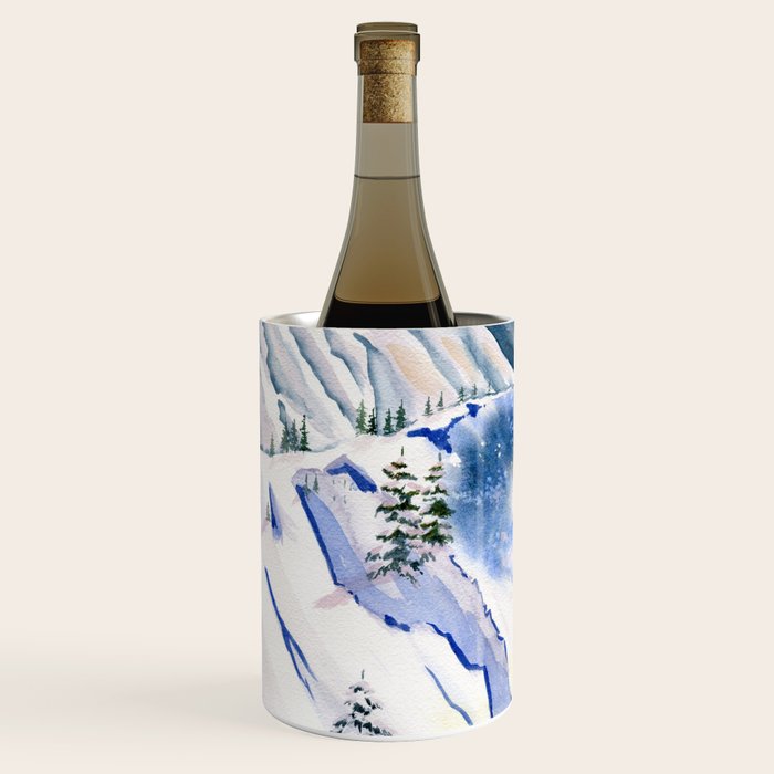 Powder Skiing 2 Wine Chiller Gallery Image 2
