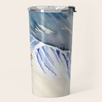 Powder Skiing 2 Travel Mug Gallery Image 2