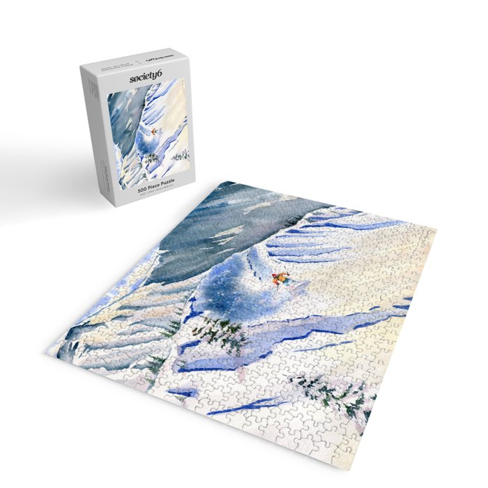 Powder Skiing 2 Jigsaw Puzzle Gallery Image 2