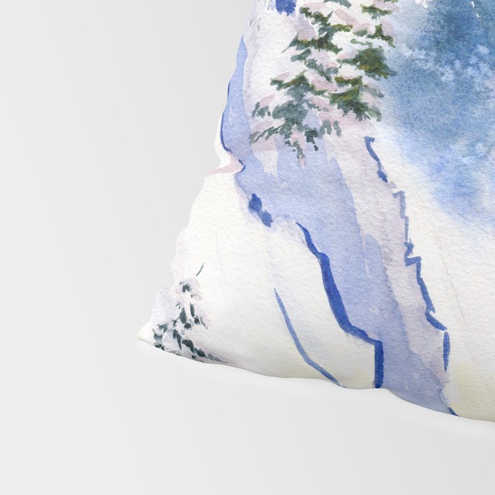 Powder Skiing 2 Pillow Sham Gallery Image 4