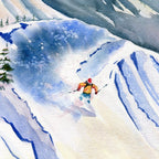 Powder Skiing 2 Coffee Mug Gallery Image 2