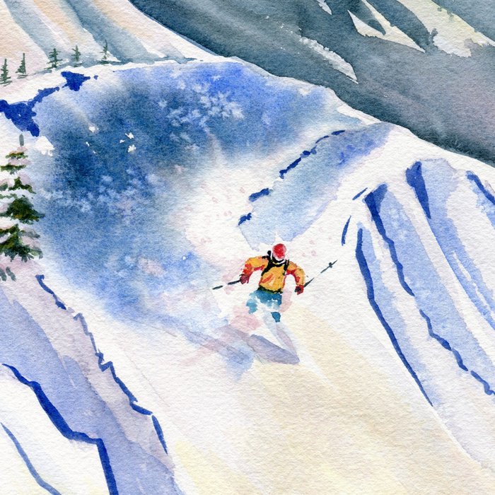 Powder Skiing 2 Coffee Mug Gallery Image 2