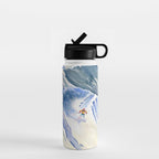 Powder Skiing 2 Water Bottle Gallery Image 1