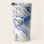 Powder Skiing 2 Travel Mug Gallery Image 3