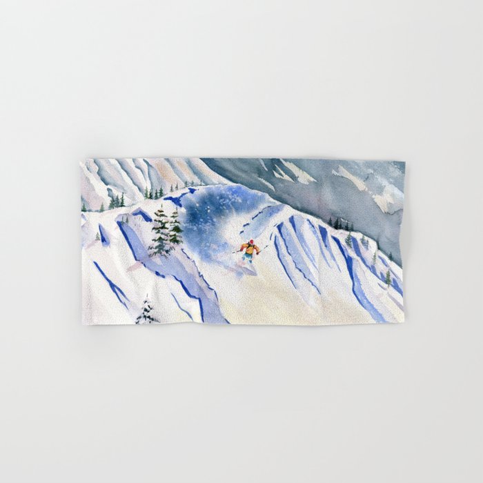 Powder Skiing 2 Towels Gallery Image 1