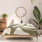 Wind-kissed Plant / Olive Green Comforter Gallery Image 3