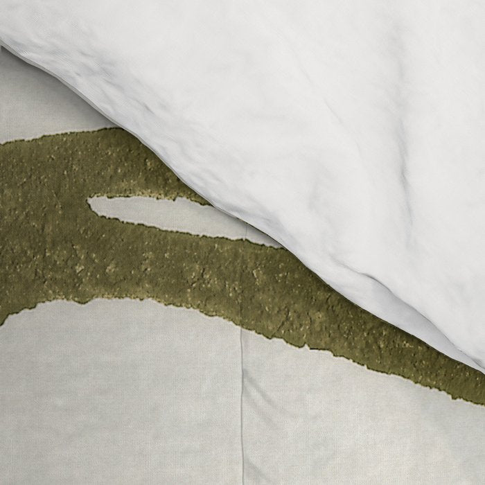 Wind-kissed Plant / Olive Green Comforter Gallery Image 4