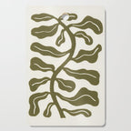 Wind-kissed Plant / Olive Green Cutting Board Gallery Image 1