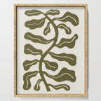 Wind-kissed Plant / Olive Green Serving Tray Gallery Image 1