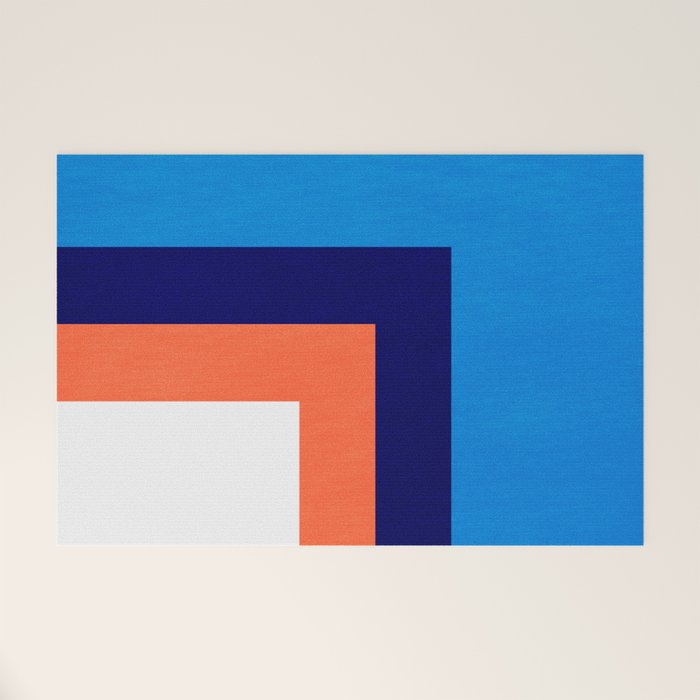 French Riviera: Bauhaus Abstraction 01 Welcome Mat Gallery Image 1