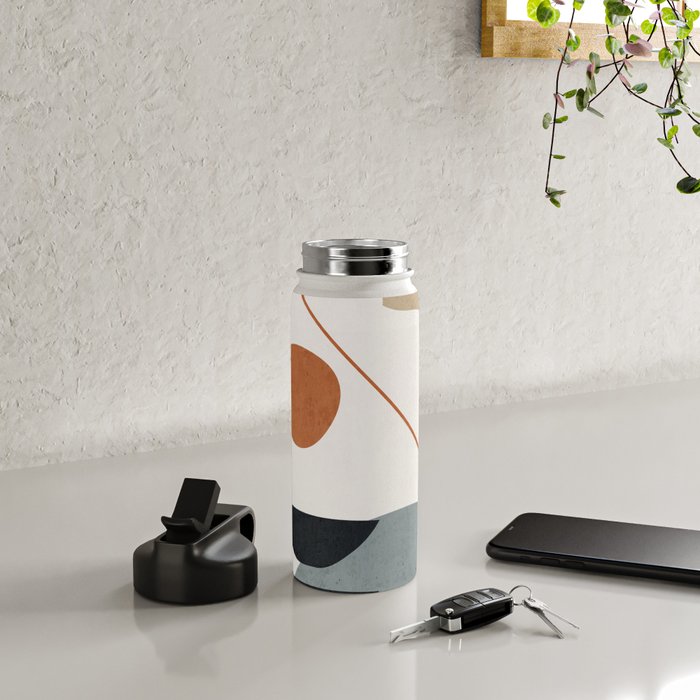 Abstract Minimal Shapes 29 Water Bottle Gallery Image 4