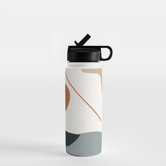 Abstract Minimal Shapes 29 Water Bottle Gallery Image 1