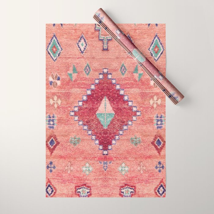 Heritage Moroccan Rug Style Design Wrapping Paper Gallery Image 1