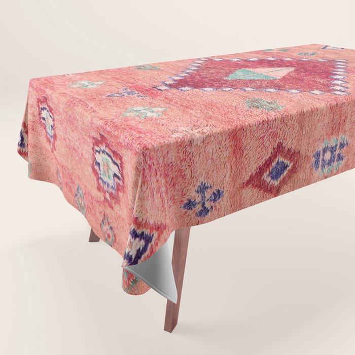 Heritage Moroccan Rug Style Design Tablecloth Gallery Image 1
