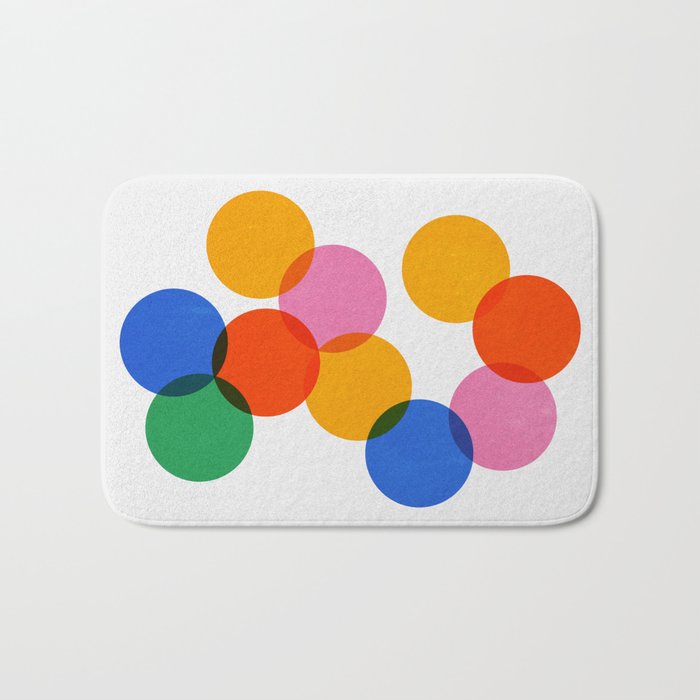 Bauhaus Circle Study Bath Mat Gallery Image 1