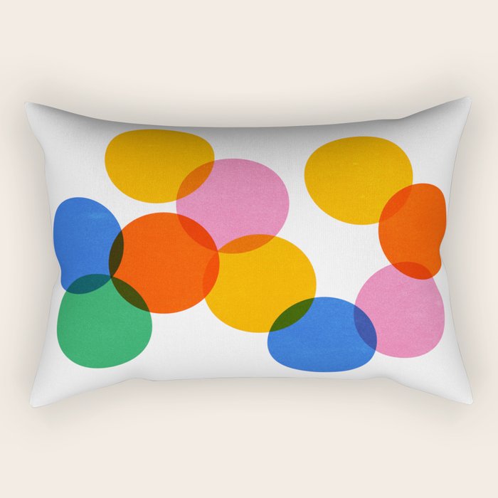 Bauhaus Circle Study Rectangular Pillow Gallery Image 1