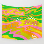 Sixties Landscape Wall Tapestry Gallery Image 4