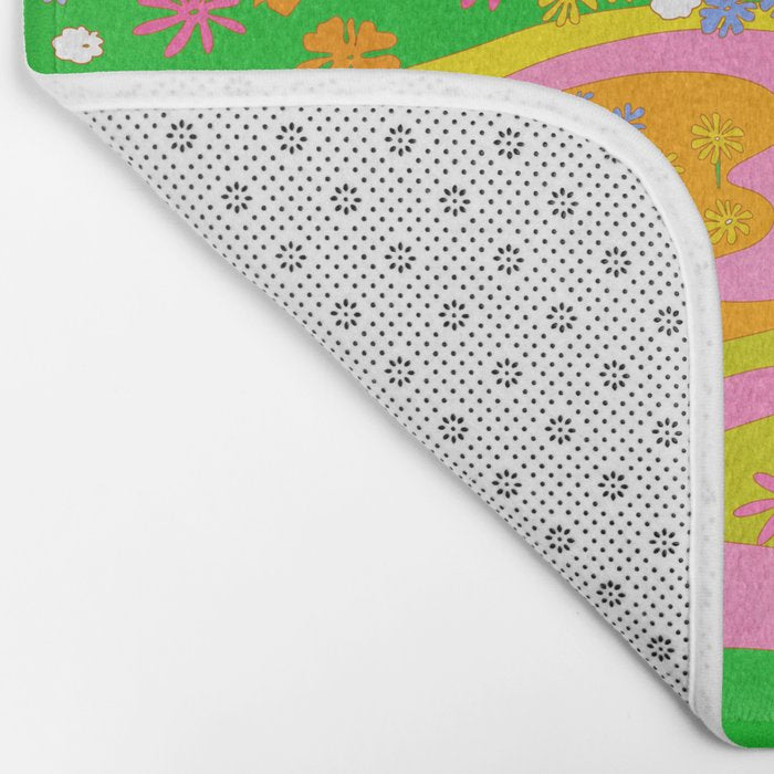 Sixties Landscape Bath Mat Gallery Image 2