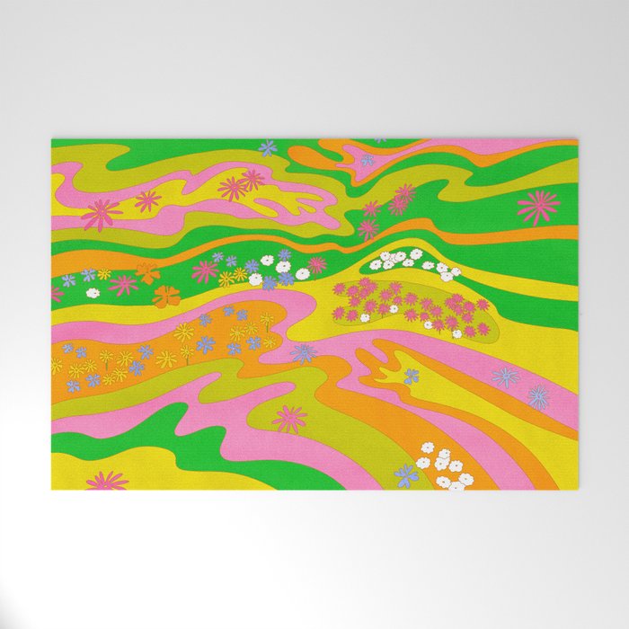 Sixties Landscape Welcome Mat Gallery Image 1