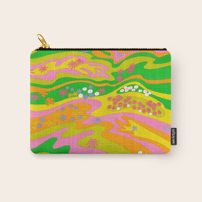 Sixties Landscape Carry All Pouch Gallery Image 1