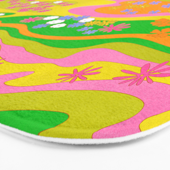 Sixties Landscape Bath Mat Gallery Image 3