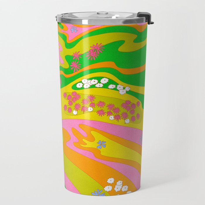 Sixties Landscape Travel Mug Gallery Image 2