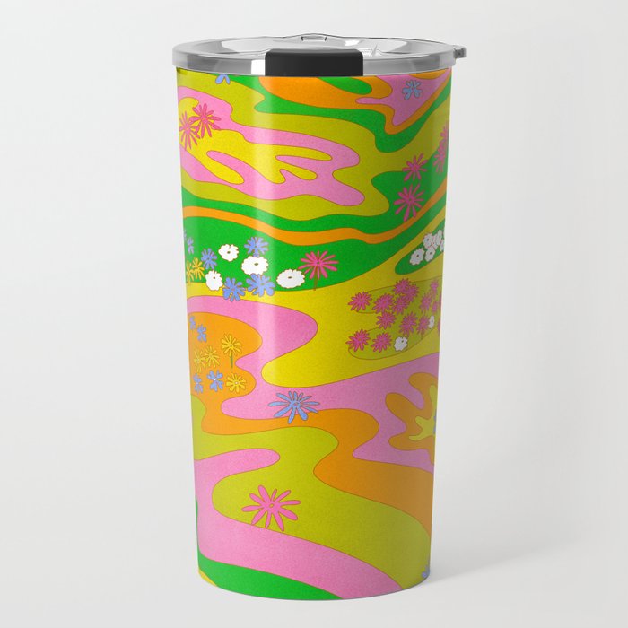 Sixties Landscape Travel Mug Gallery Image 1