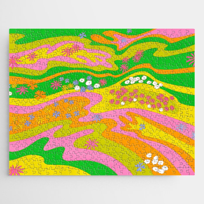 Sixties Landscape Jigsaw Puzzle Gallery Image 1