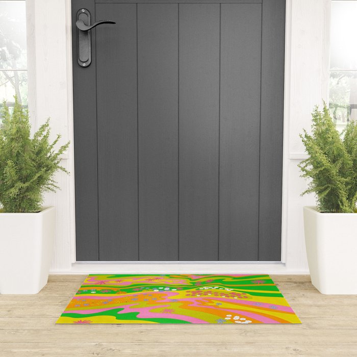 Sixties Landscape Welcome Mat Gallery Image 3