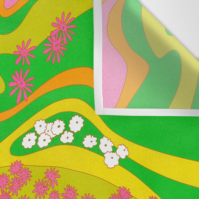 Sixties Landscape Wall Tapestry Gallery Image 3