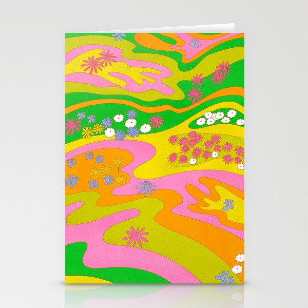 Sixties Landscape Stationery Card Gallery Image 1