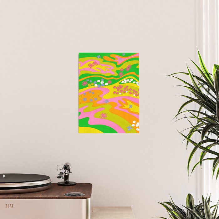 Sixties Landscape Poster Gallery Image 2