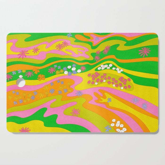 Sixties Landscape Cutting Board Gallery Image 1