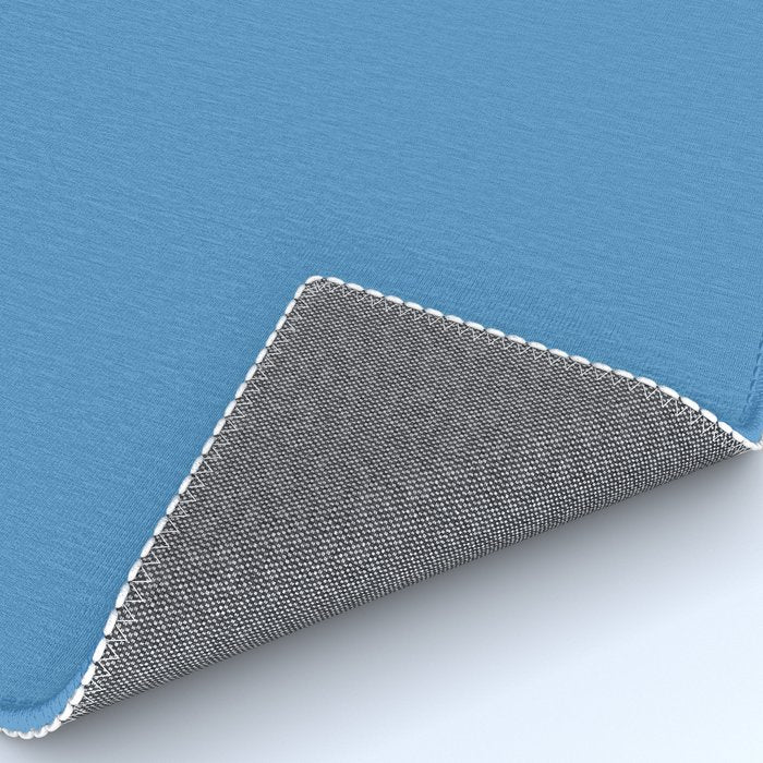 Solid Seaside Blue Rug Gallery Image 4