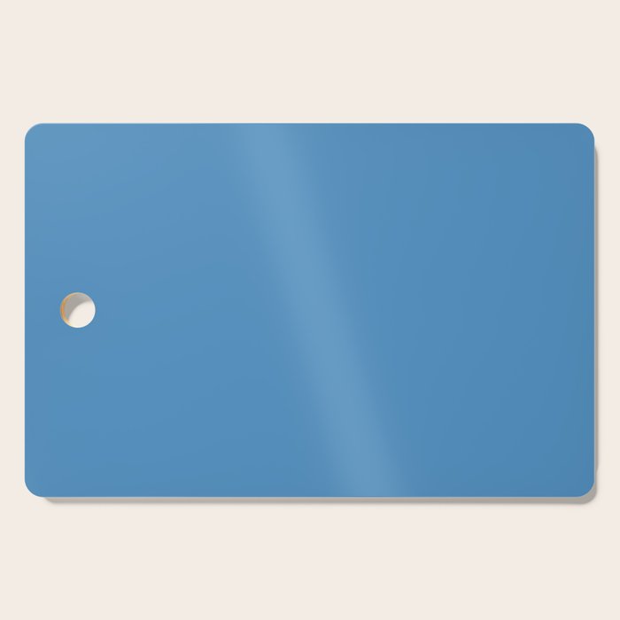 Solid Seaside Blue Cutting Board Gallery Image 1