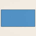 Solid Seaside Blue Desk Mat Gallery Image 3