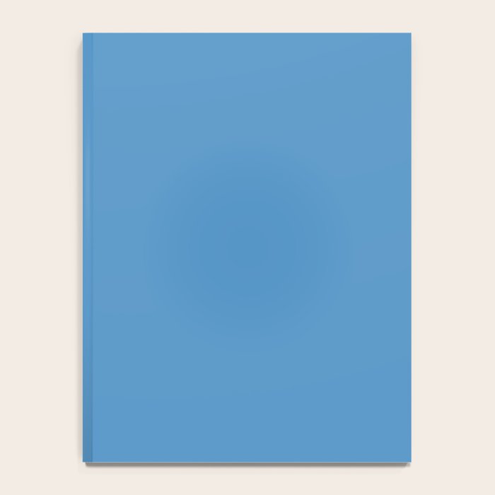 Solid Seaside Blue Notebook Gallery Image 4