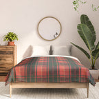 Classic Red Tartan Pattern Comforter Gallery Image 3