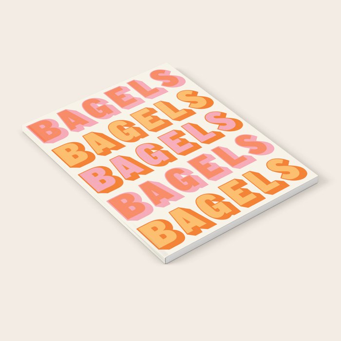 BAGELS BAGELS BAGELS Notebook Gallery Image 1